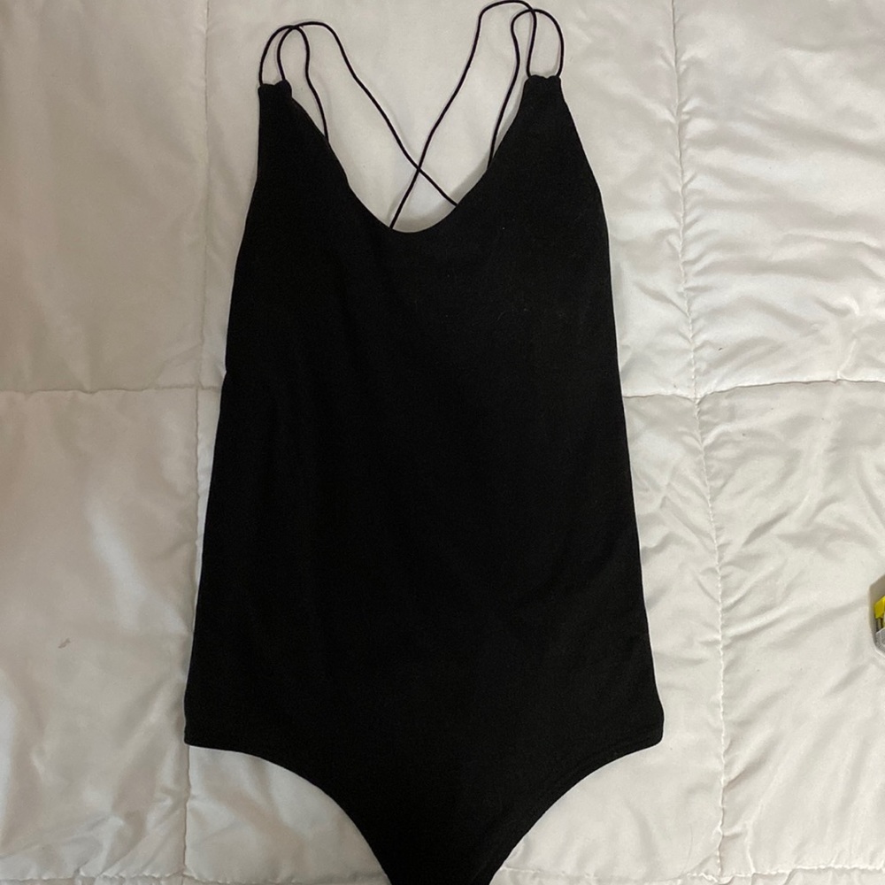 Basic black bodysuit